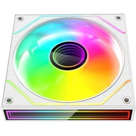 Mars Gaming Kit 2 ventiladores PC MF-3D Pro X2R blanco ARGB silencioso 12dB 12mm
